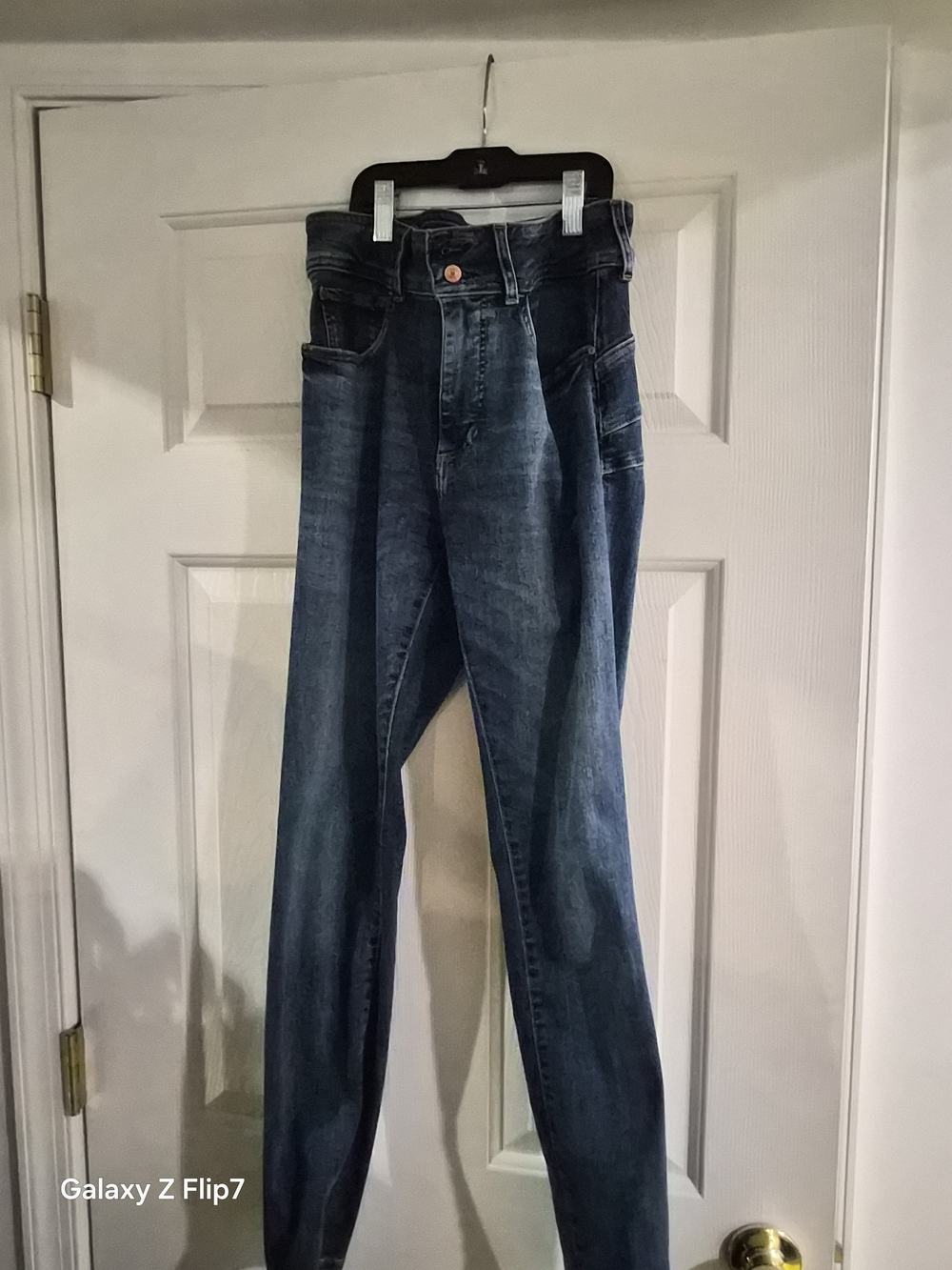 Guess Dark Blue High-Rise Tapered Jeans